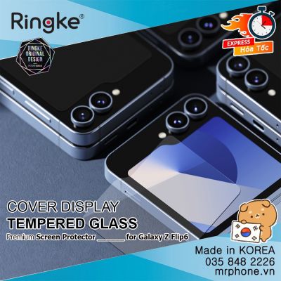 Cường lực Galaxy Z Flip 6 Ringke Cover Display Glass - Screen Protector dán màn ngoài (2 Pack)