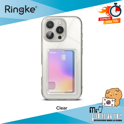 Ốp lưng Ringke Fusion Card Hàn Quốc cho iPhone 16 Pro Max / 16 Pro / 16 Plus / 16