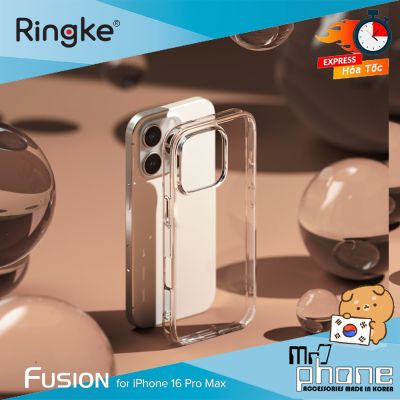 Ốp lưng Ringke Fusion Hàn Quốc cho iPhone 16 Pro Max / 16 Pro / 16 Plus / 16