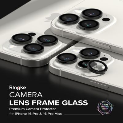 Dán Camera Lens Frame Glass Ringke cho iPhone 16 Pro Max / 16 Pro / 15 / 15 Plus / 15 Pro / 15 Pro Max