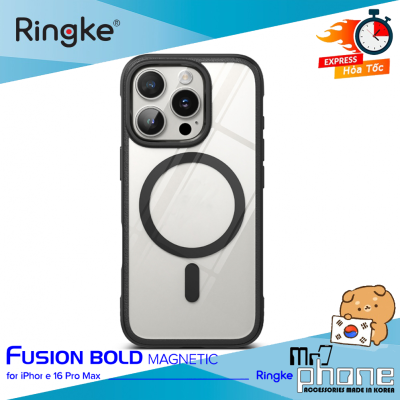 Ốp lưng Ringke Fusion Bold Magnetic cho iPhone 16 Pro Max / 16 Pro / 16 Plus / 16