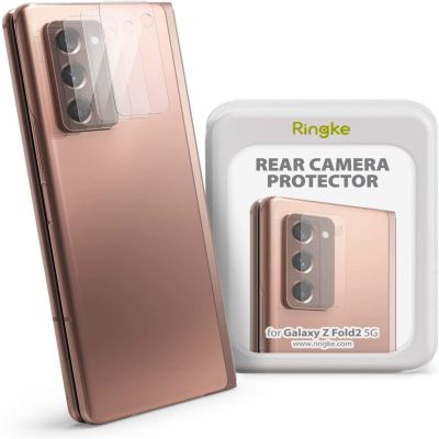 Dán CL Camera cho Galaxy Z Fold 2- Ringke Hàn Quốc- Set 3 miếng- Rear Camera Protector