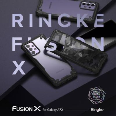 Ốp lưng Galaxy A72 Ringke Fusion X - Nhập khẩu Hàn Quốc