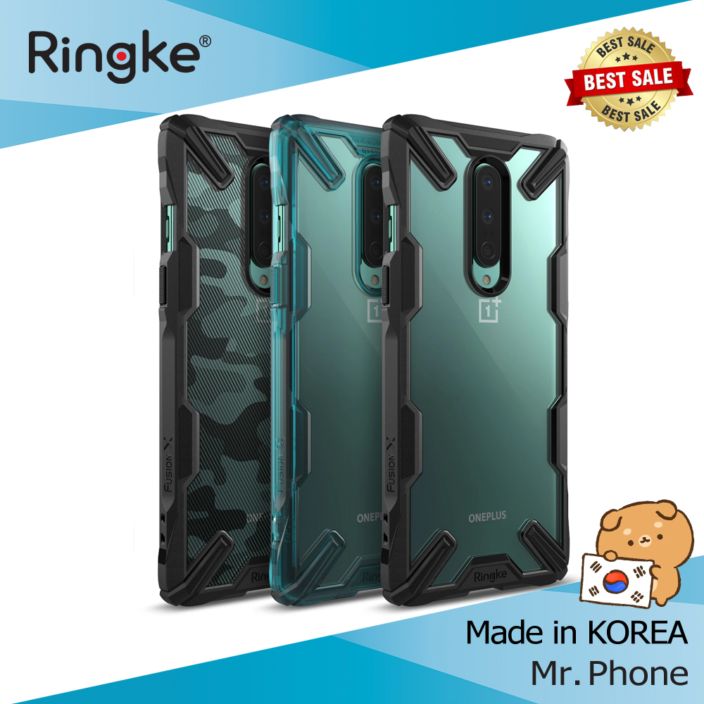 Ốp lưng OnePlus 8 Ringke Fusion X (Ringke Fusion X OnePlus 8 Korea Case) - Nhập khẩu Hàn Quốc