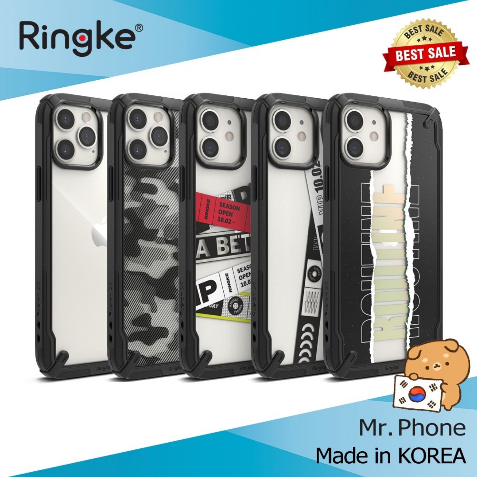 Ốp lưng iPhone 12 Pro Max / 12 Pro / 12 / 12 mini Ringke Fusion X - Nhập khẩu Hàn Quốc