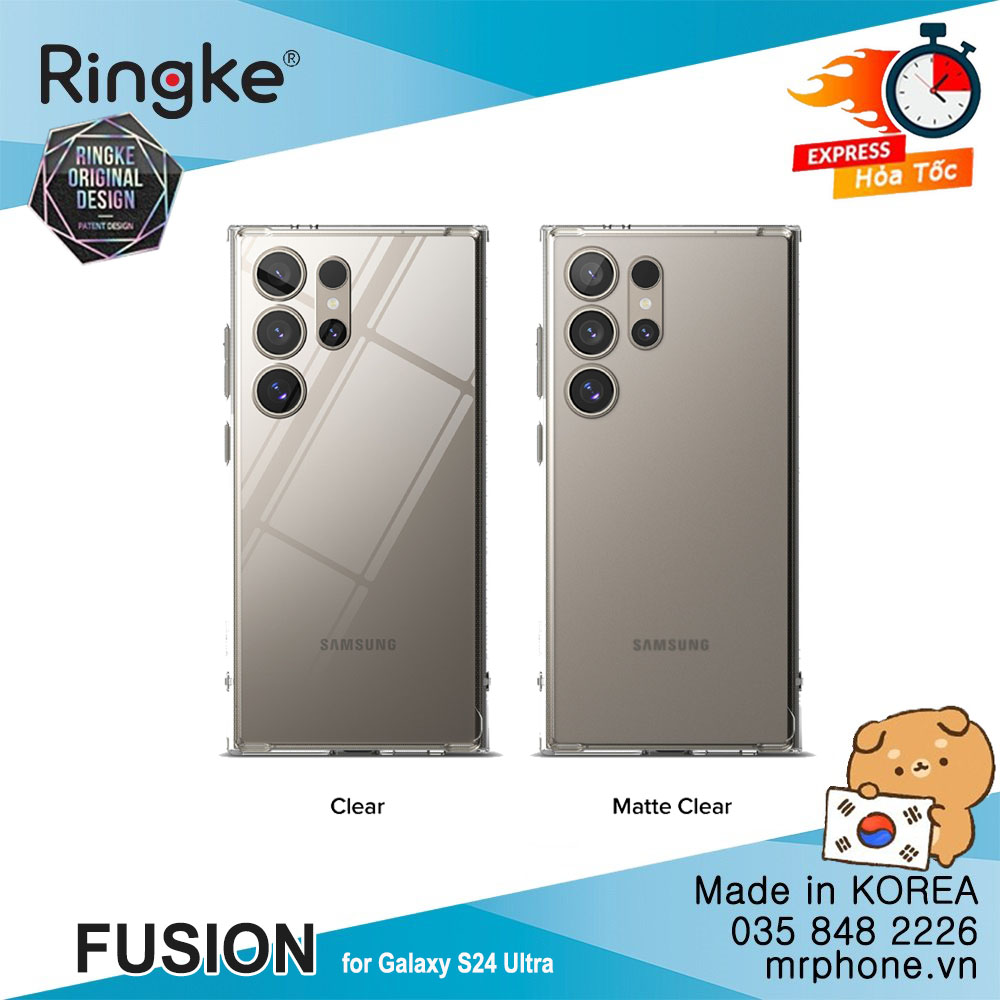 Ốp lưng Ringke Fusion Galaxy S24 Ultra / S24 Plus / S24