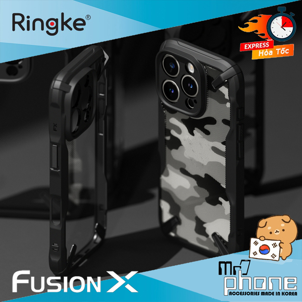 Ốp lưng Ringke Fusion X Hàn Quốc cho iPhone 16 Pro Max / 16 Pro / 16 Plus / 16