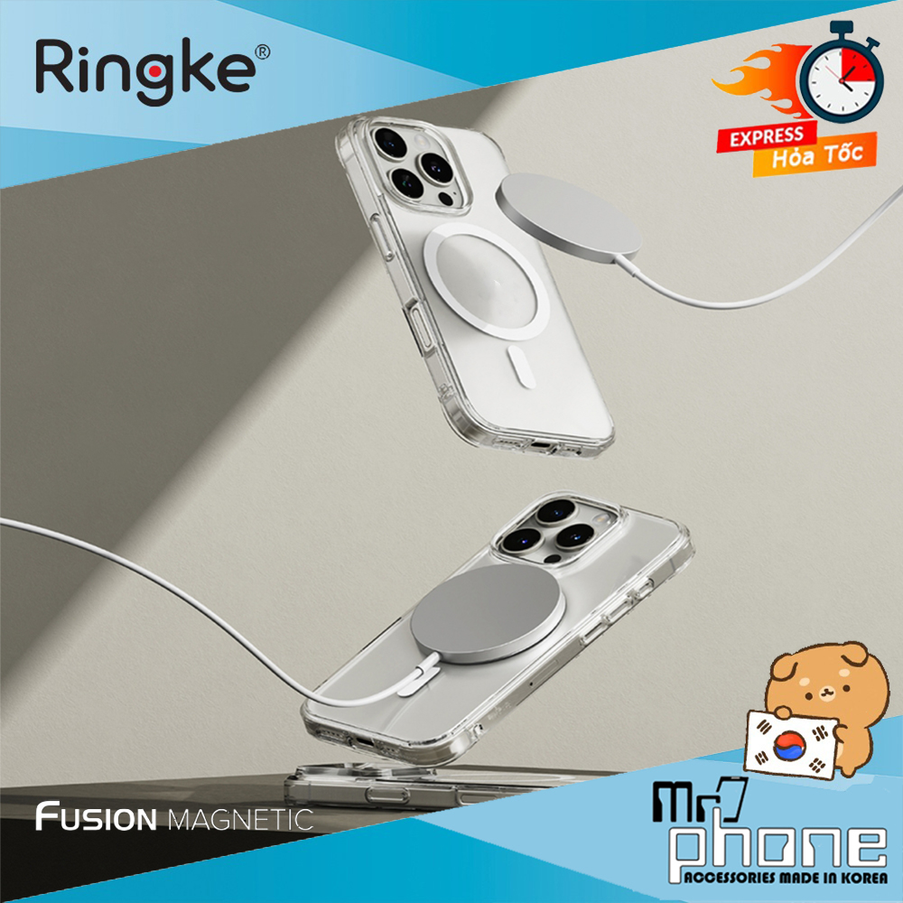 Ốp lưng Ringke Fusion Magnetic cho iPhone 16 Pro Max / 16 Pro / 16 Plus / 16