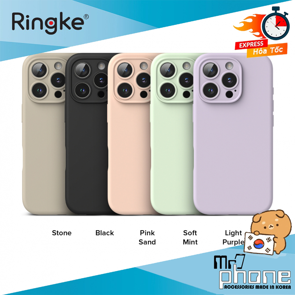 Ốp lưng Ringke Silicone Magnetic cho iPhone 16 Pro Max / iPhone 16 Pro