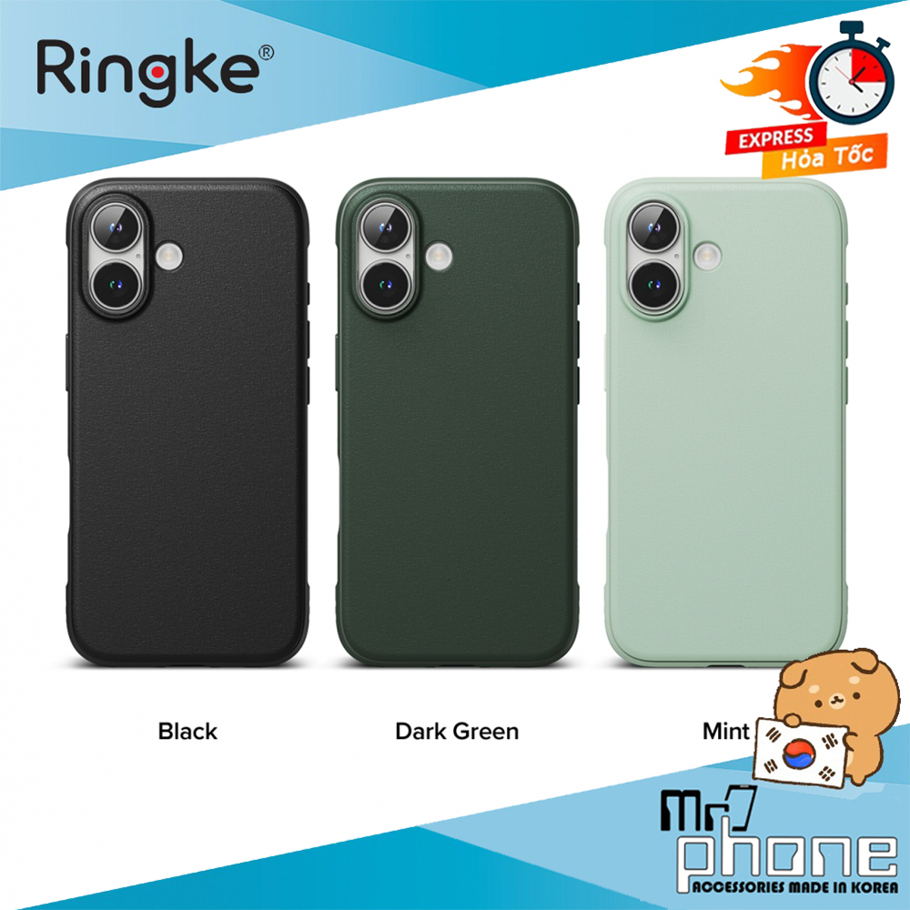 Ốp lưng Ringke Onyx Hàn Quốc cho iPhone 16 Plus / iPhone 16