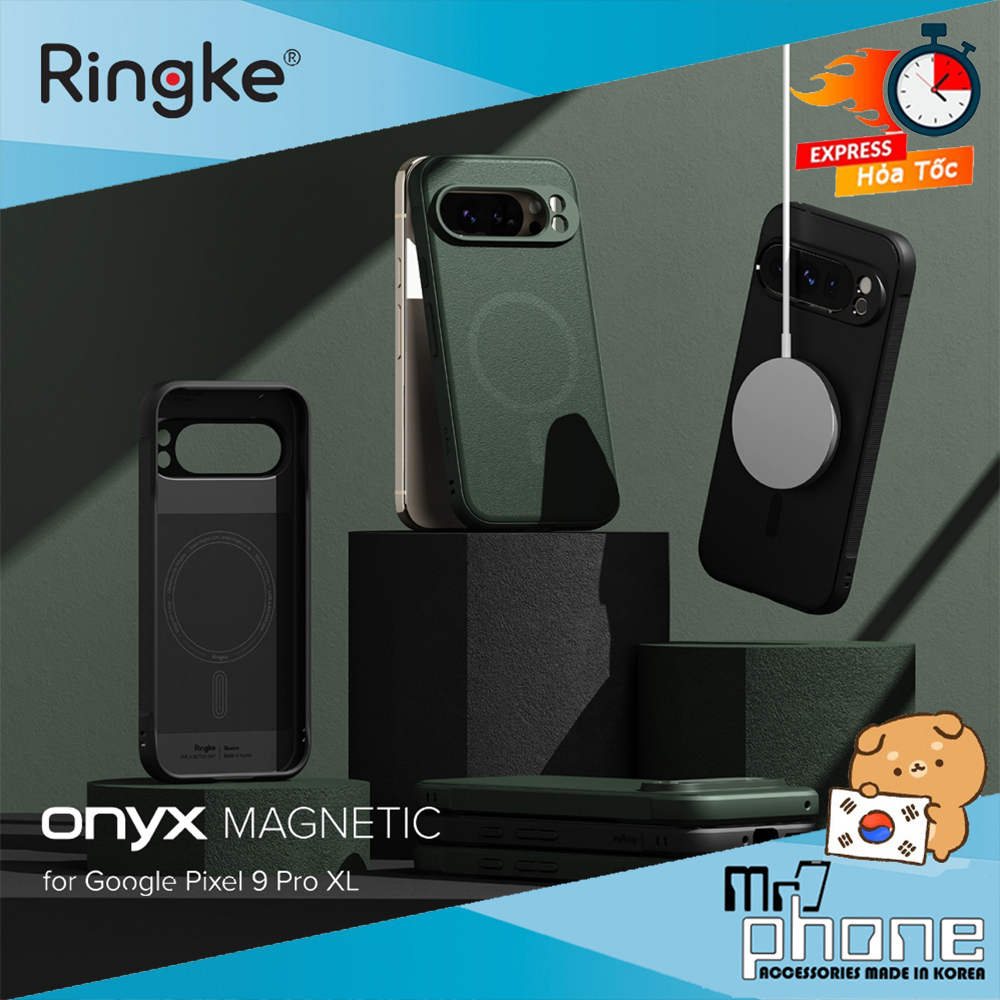 Ốp lưng Ringke Onyx Magnetic cho Pixel 9 Pro XL