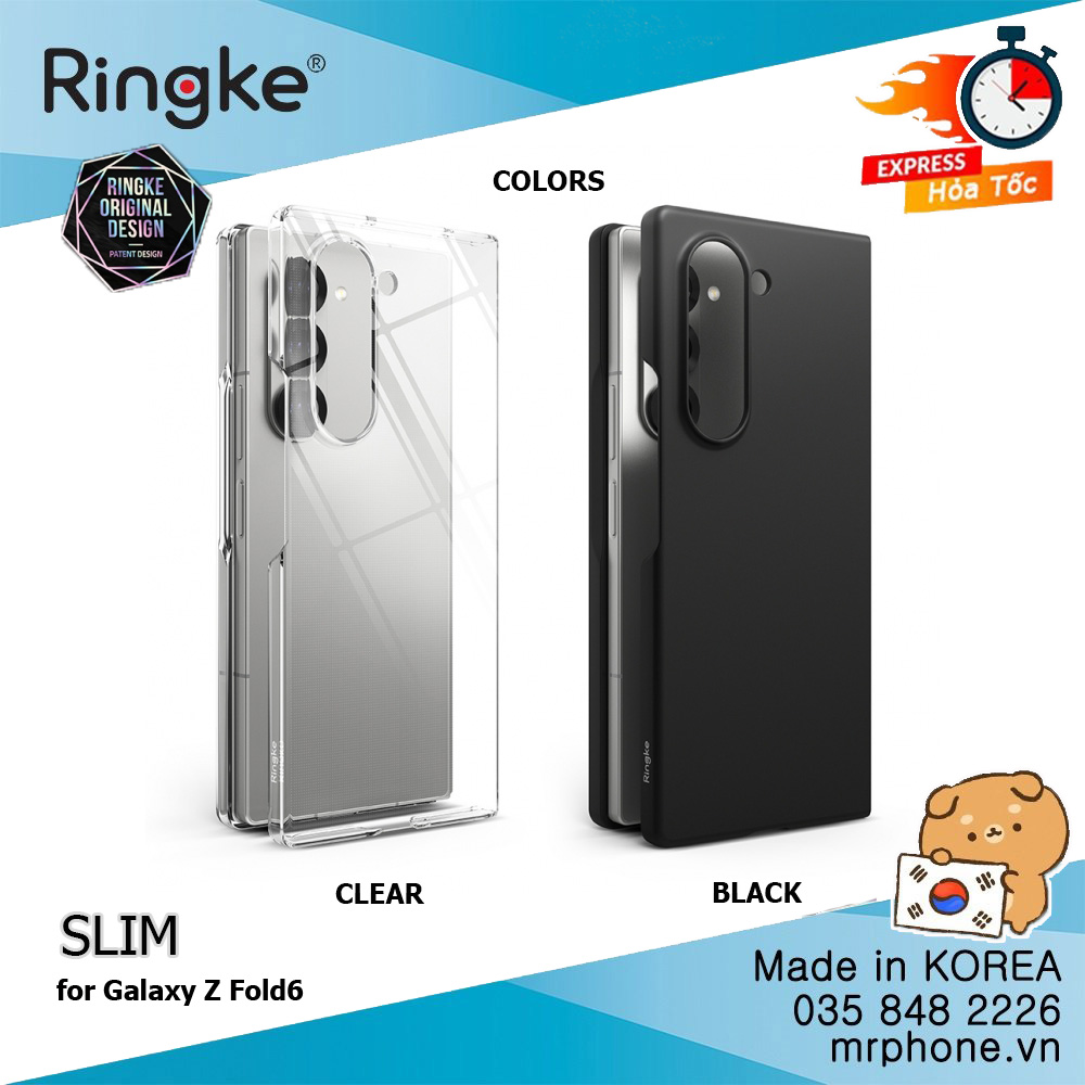 Ốp lưng Ringke Slim cho Galaxy Z Fold 6