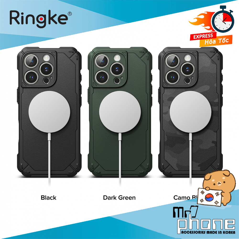 Ốp lưng Ringke RUGGED GEAR MAGNETIC cho iPhone 16 Pro Max / iPhone 16 Pro