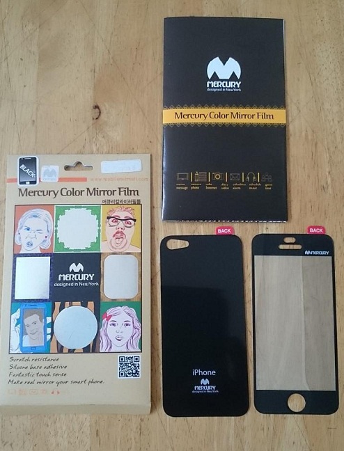 Miếng dán gương màu Mercury Color Mirror Film cho Iphone 5/5s 