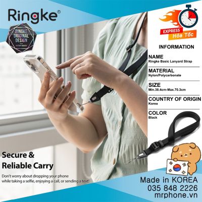 Dây đeo Lanyard Strap Ringke Hàn Quốc - dây đeo cổ