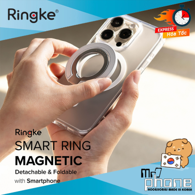 Giá đỡ kiêm vòng hít từ tính nam châm đa năng tháo rời Ringke Smart Ring Magnetic